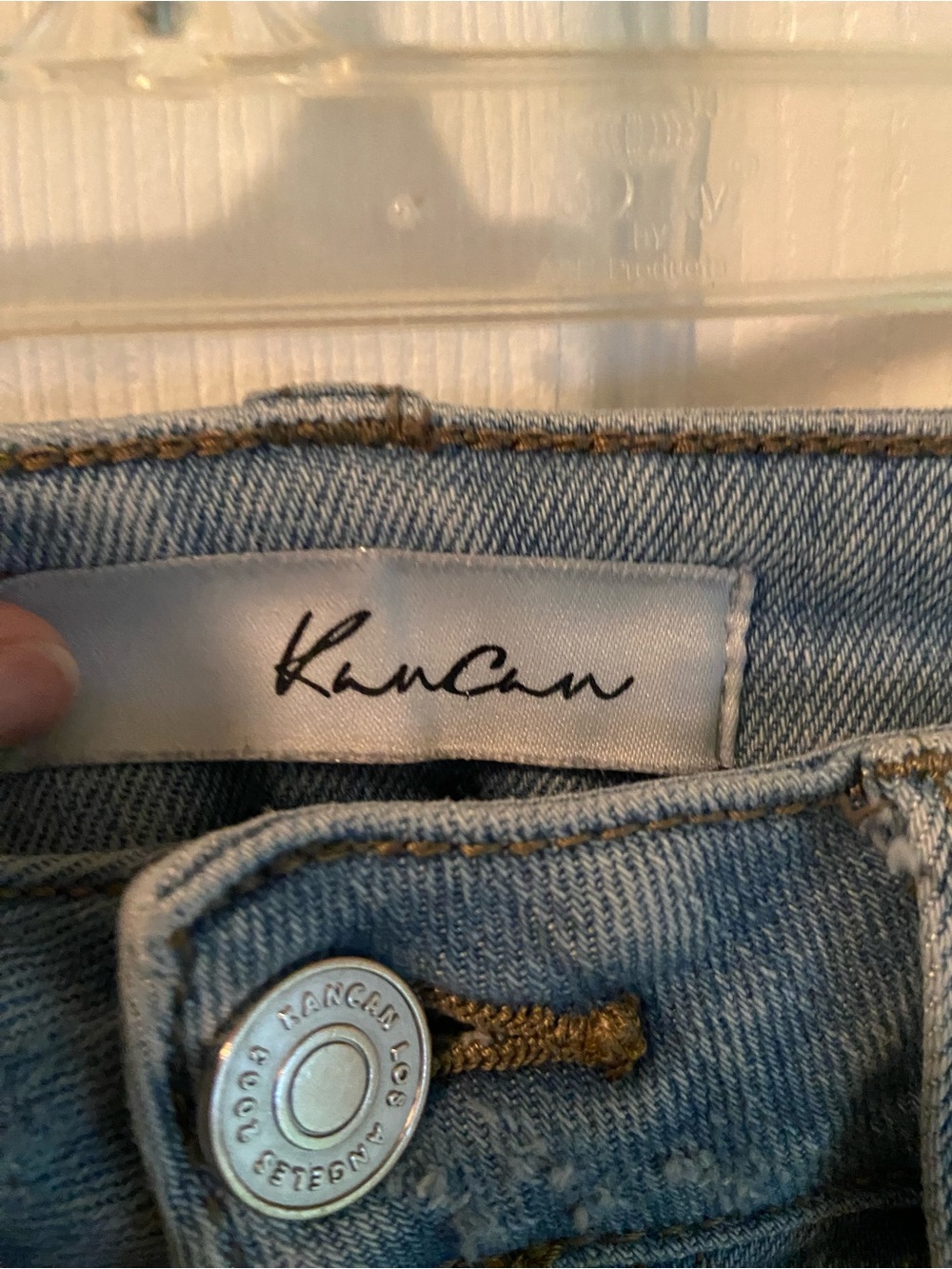 KanCan Light Blue Distressed Flare Jeans - Picture 4 of 8
